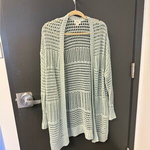 NWOT UpWest Open Weave Cardigan